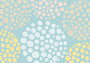 手描きドット柄背景-3（A4横）