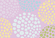手描きドット柄背景-4（A4横）