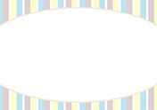 パステル調のストライプ-3（A4横）