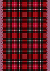 タータンチェック-6（A4縦・赤）