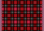 タータンチェック-6（A4横・赤）