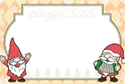 クリスマスメッセージカード-9