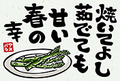 アスパラガスのポストカード