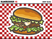 ハンバーガーのイラスト-12