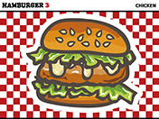 ハンバーガーのイラスト-3