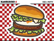 ハンバーガーのイラスト-4