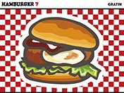 ハンバーガーのイラスト-7