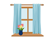 窓のイラスト