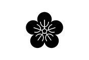 家紋-夕顔の花（夕顔紋）