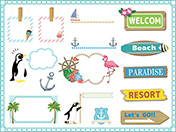 夏のイラスト素材-2