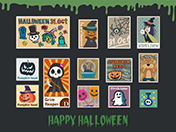 ハロウィン素材-11