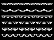 レースの素材B-1（白）