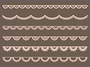 レースの素材B-4（ベビーピンク）