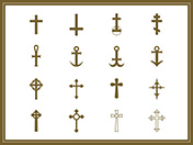 各種十字架素材-1