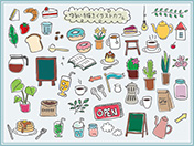 ゆるい手描きイラストカフェ-1