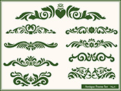 アンティーク風フレームセット-5