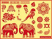 エスニック風パターンセット-2