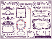ハロウィンフレームセット-1