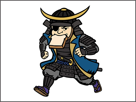 合戦場に遅刻しそうな伊達政宗