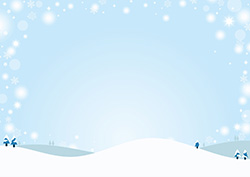 シンプルな冬の背景-40（A4横）