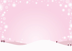 シンプルな冬の背景-41（A4横）