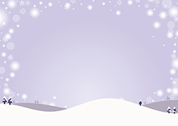 シンプルな冬の背景-43（A4横）