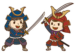 子供職業体験「武将と姫武将」