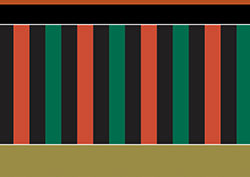 シンプルな歌舞伎柄背景-1（A4横）