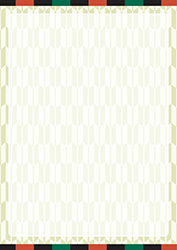 シンプルな歌舞伎柄背景-10（A4縦）