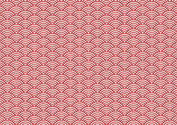 和柄背景「青海波」-3（A4横）