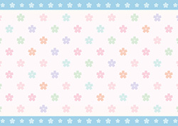 シンプルな桜の背景-3