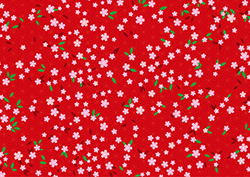 シンプルな桜の背景-5（A4横）