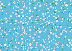 シンプルな桜の背景-7（A4横）