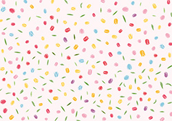 チューリップの背景-5（A4横）