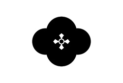 家紋-柿の花（柿紋）