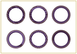 和柄の円の装飾フレーム-4