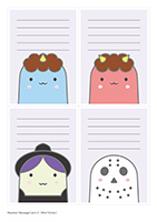 モンスターメッセージカード-3