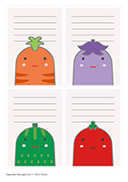 野菜のメッセージカード-1