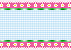 レトロポップな花柄フレーム-6