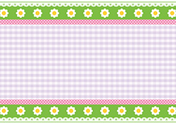 レトロポップな花柄フレーム-8