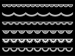 レースの素材B-1（白）