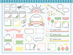 あしらいメモ-春素材A