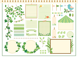 初夏のあしらい文具-1