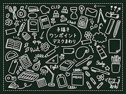 手描きワンポイント-デスクまわりA-3